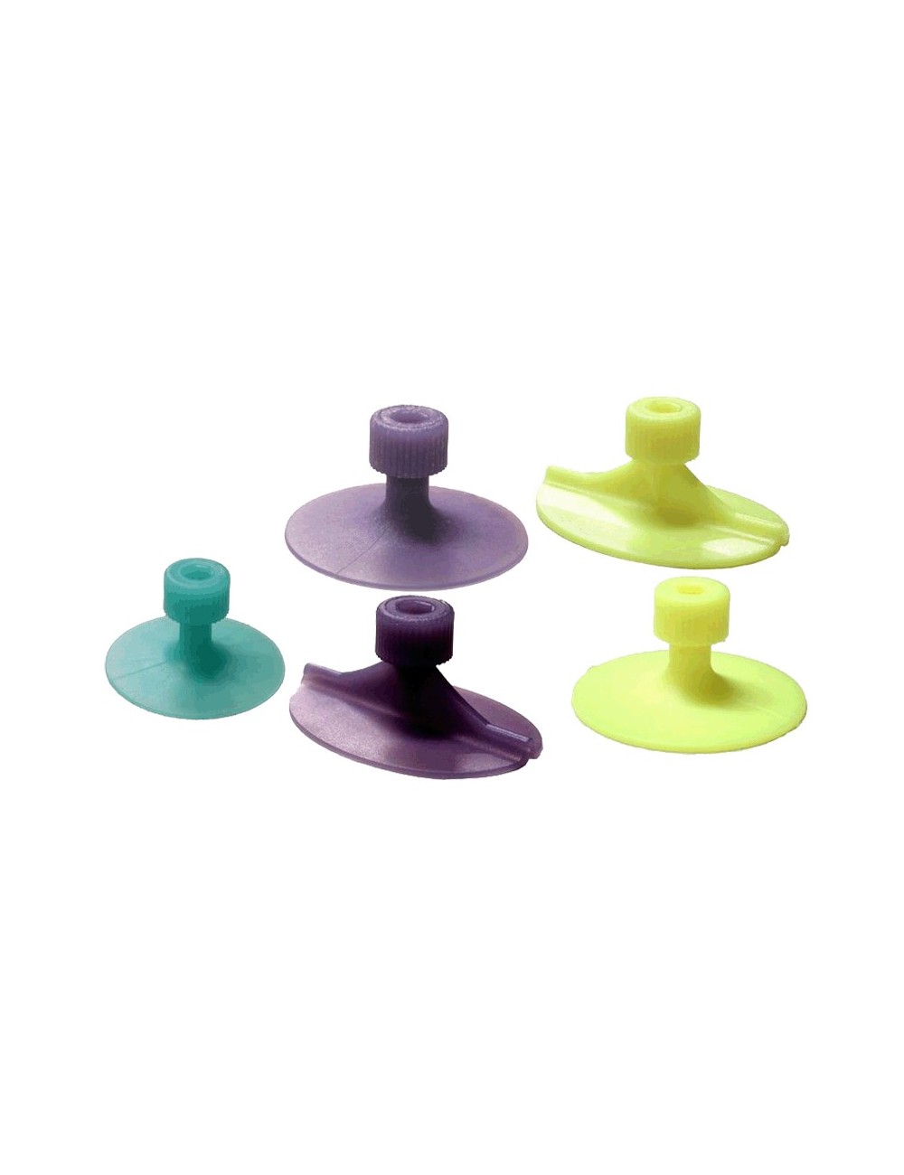 Kit 25 Zuignappen Verschillende Vormen (5X5 Vormen)